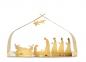 Preview: Alessi Weihnachtskrippe "Bark Crib" vergoldet