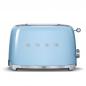 Preview: 50's Retro Style 2-Schlitz Toaster kompakt, Pastellblau