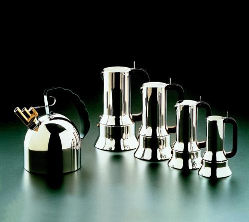 Alessi Espressomaschine "9090" aus Edelstahl - Induktion - 1 Tasse