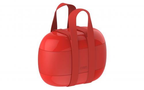 Alessi Lunch Box "Food à Porter" Rot