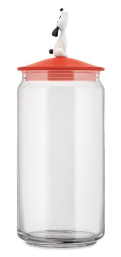 Alessi Behälter für Hundefutter "Lulà Jar" orange