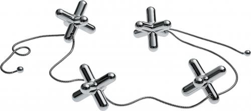 Alessi Topfuntersatz mit verstellbaren Teilen "tripod"