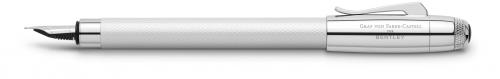 Graf von Faber Castell "Bentley Collection" White Satin Füllfederhalter