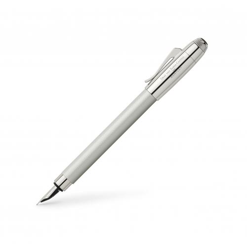 Graf von Faber Castell "Bentley Collection" White Satin Füllfederhalter