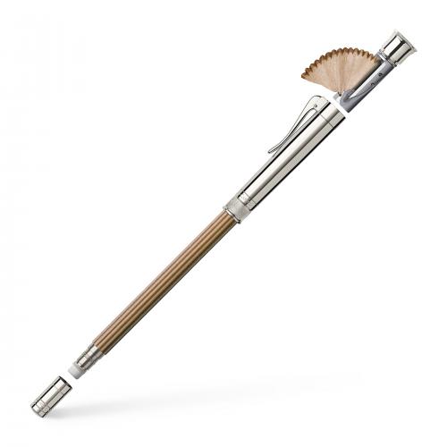 Graf von Faber Castell Perfekter Bleistift, platiniert, Braun