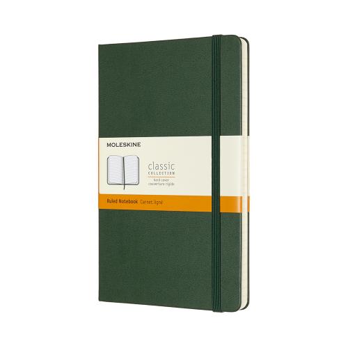 Moleskine Notizbuch Klassik Large liniert fester Einband - myrtengrün