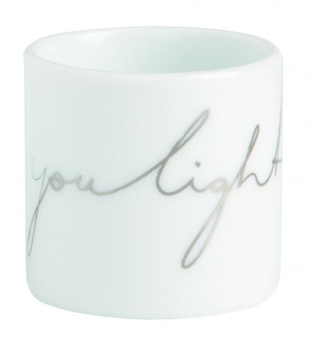 Räder "Helle Freude" Teelichthalter "Light up my life"