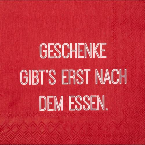 Räder Servietten 20 Stück "Geschenke"