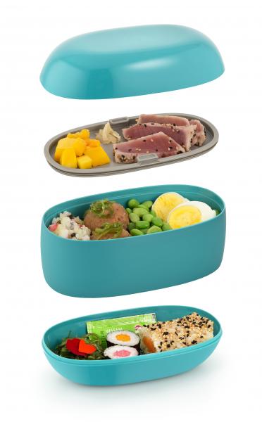 Alessi Lunch Box "Food à Porter" Grau