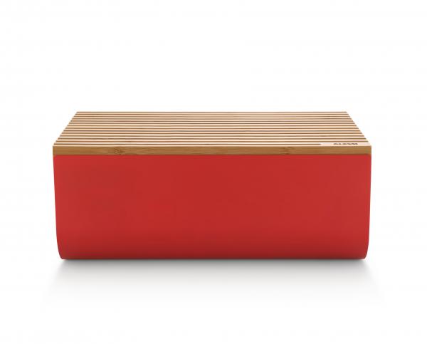Alessi "Mattina" Brotkasten Stahl Rot