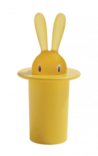 Alessi Zahnstocherbehälter "Magic Bunny" gelb