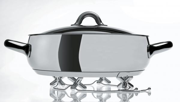 Alessi Topfuntersatz mit verstellbaren Teilen "tripod"
