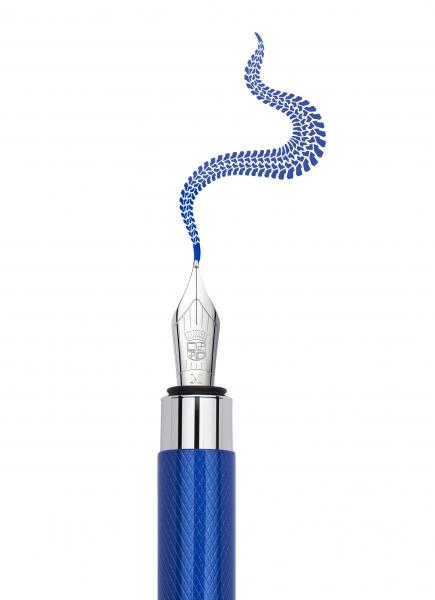Graf von Faber Castell "Bentley Collection" White Satin Füllfederhalter