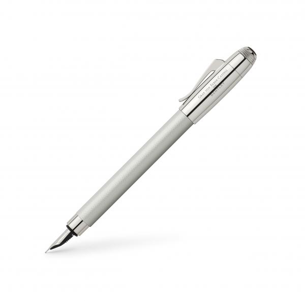Graf von Faber Castell "Bentley Collection" White Satin Füllfederhalter