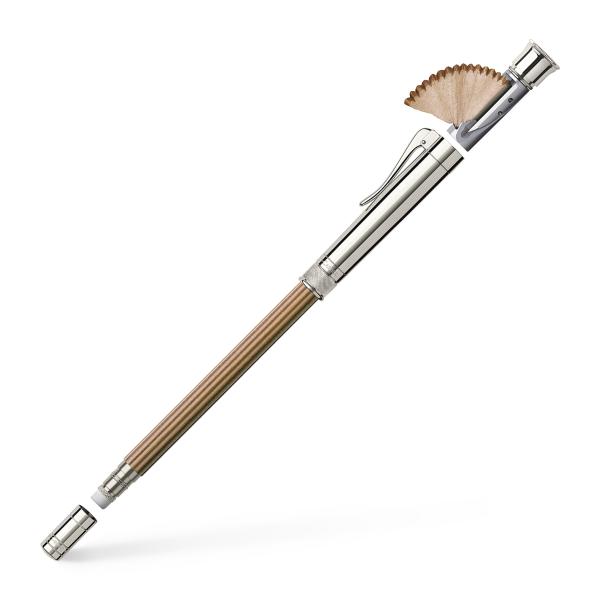 Graf von Faber Castell Perfekter Bleistift, platiniert, Braun