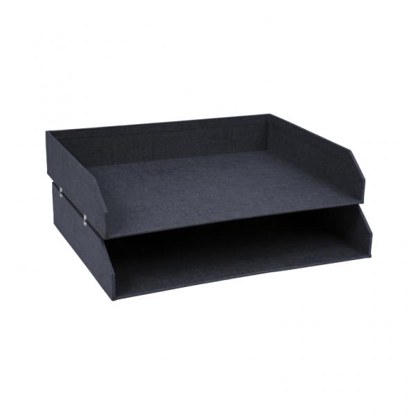 Artoz Schreibtisch-Ablage 2er Set "Nordiska" Blau