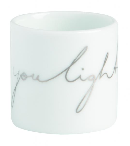 Räder "Helle Freude" Teelichthalter "Light up my life"