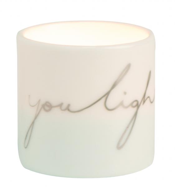 Räder "Helle Freude" Teelichthalter "Light up my life"