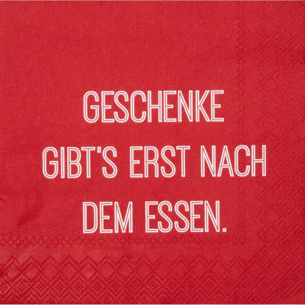 Räder Servietten 20 Stück "Geschenke"